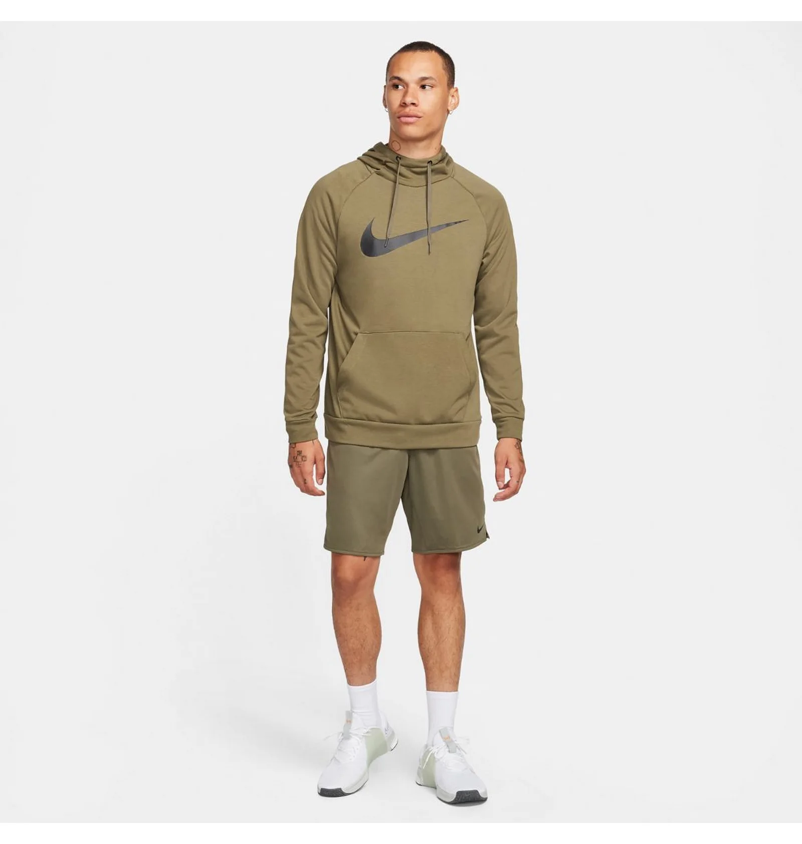 ᐉ Худі чоловіче Nike M Dri-Fit Hdie Po Swsh Olive CZ2425-222