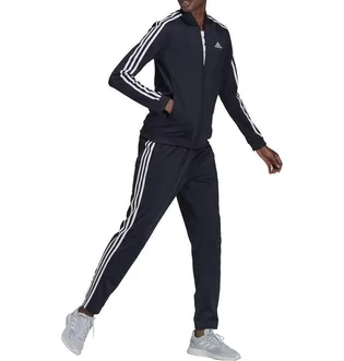 Спортивный костюм женский Adidas Essentials 3-Stripes Black H10155