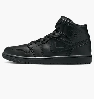 Кроссовки мужские Air Jordan 1 Mid Black 554724-093