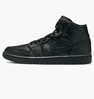 Кроссовки мужские Air Jordan 1 Mid Black 554724-093