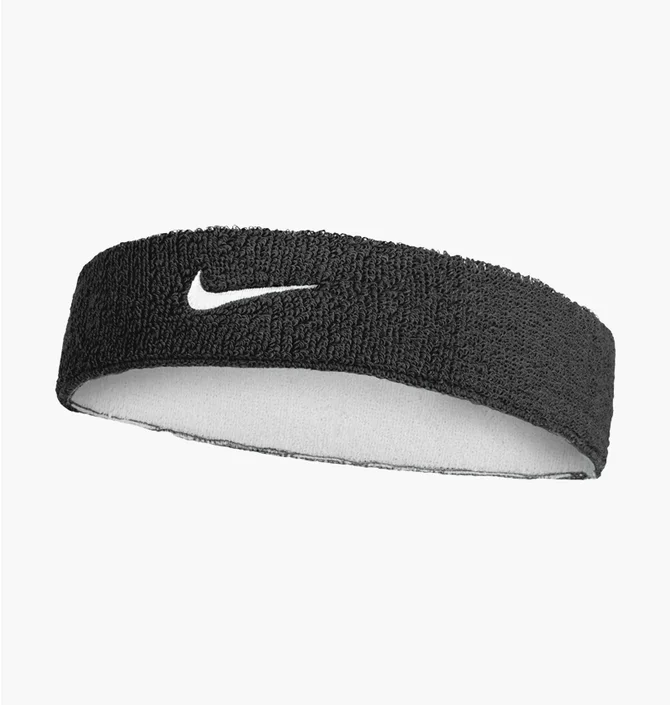 Пов'язка на голову Nike Swoosh Black/White N.101.2412.036.OS