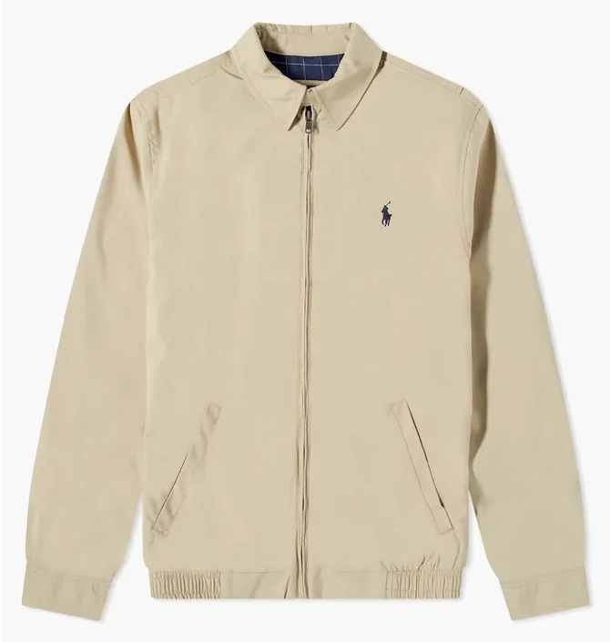 Куртка мужская Polo Ralph Lauren Windbreaker Harrington Jacket Beige 710548506002