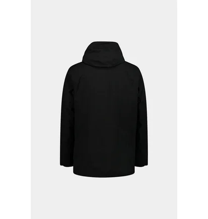 Парка чоловіча CMP Long Jacket Fix Hood Twill Black 34K0157-U901