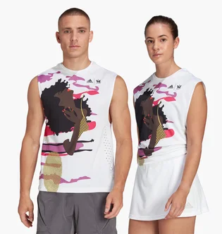 Майка унисекс Adidas Tennis New York Sleeveless Tee (Gender Neutral) White Hn9440