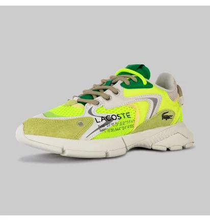 Кроссовки женские Lacoste Neo Yellow/Green 745SFA0001Y21