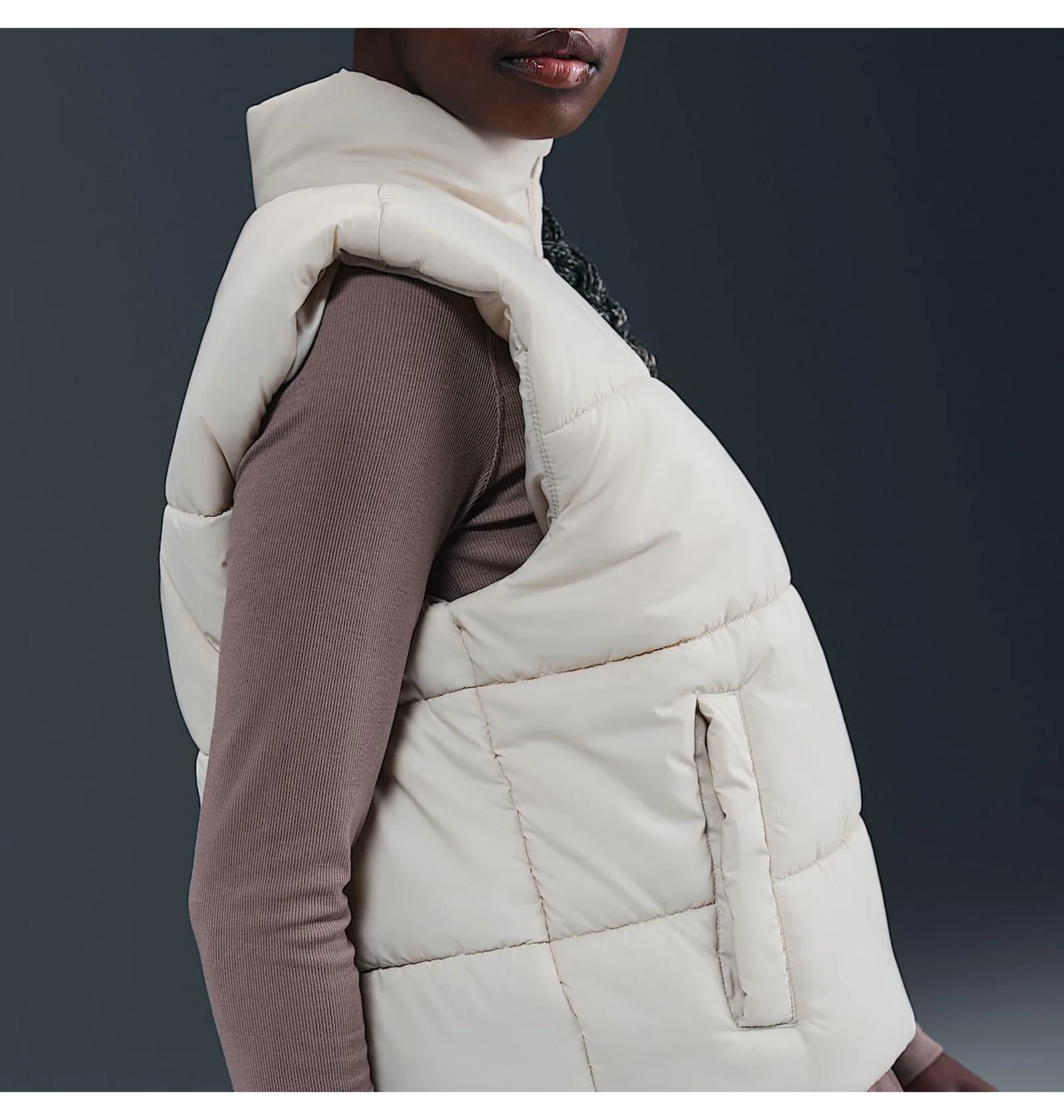 ᐉ Жилетка женская Nike Tf Synfl Beige FZ5922-072 - купить в
