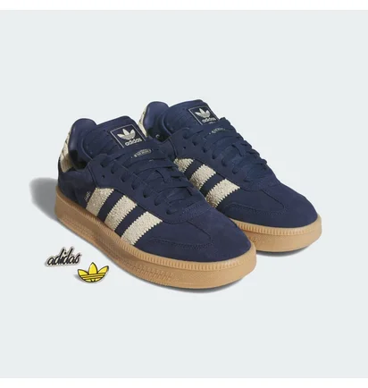 Кроссовки унисекс Adidas Samba Xlg Blue JQ2885