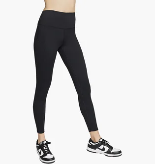 Легінси жіночі Nike One High-Waisted 7/8 Leggings With Pockets Black FN3241-010