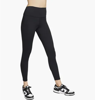 Леггинсы женские Nike One High-Waisted 7/8 Leggings With Pockets Black FN3241-010