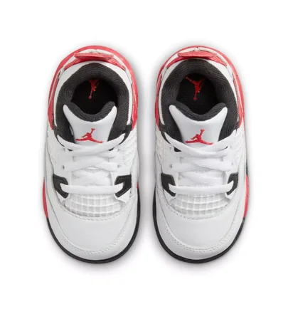 Кросівки дитячі Air Jordan 4 Retro Red Cement White BQ7670-161