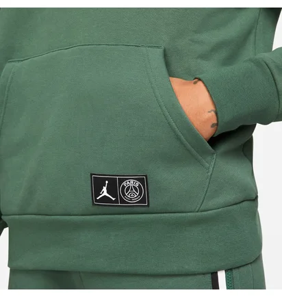 Худи мужское Air Jordan Paris Saint-Germain Statement Fleece Pullover Green DB6496-333