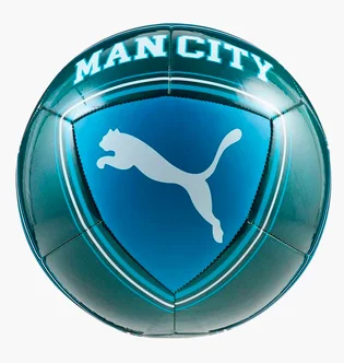 Футбольний м'яч Puma Mcfc Culture Green/Blue 084976-13