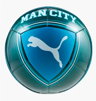 Футбольный мяч Puma Mcfc Culture Green/Blue 084976-13