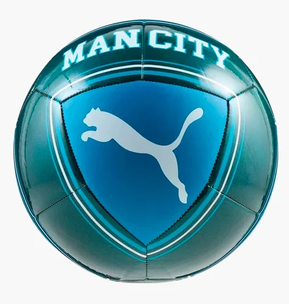Футбольний м'яч Puma Mcfc Culture Green/Blue 084976-13