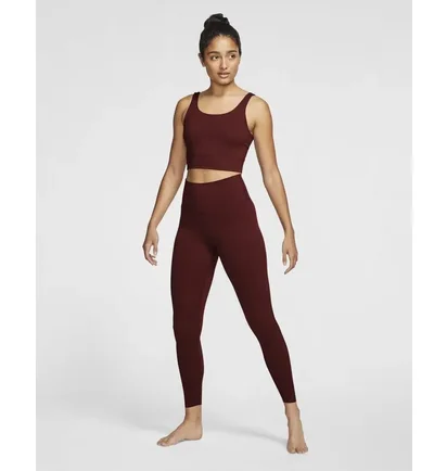 Топ жіночий Nike W Yoga Luxe Crop Tank Bordo Cv0576-273