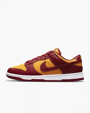 Кроссовки мужские Nike Dunk Low Retro Bordo/Orange Dd1391-701