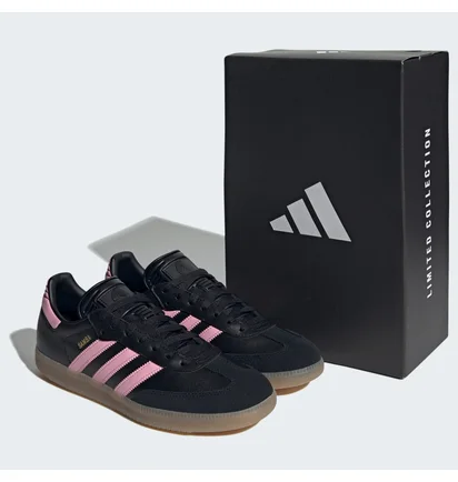Кроссовки мужские Adidas Samba Inter Miami Cf Indoor Boots Black IH8157