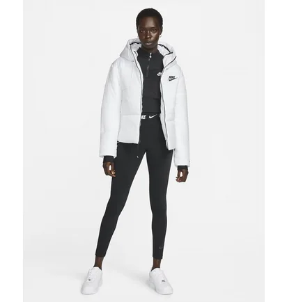 Пуховик жіночий Nike W Nsw Tf Rpl Classic Tape Jkt White DJ6997-100