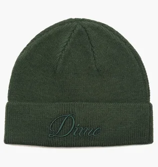 Шапка унисекс Dime Cursive Green DIMEHO2428FOR