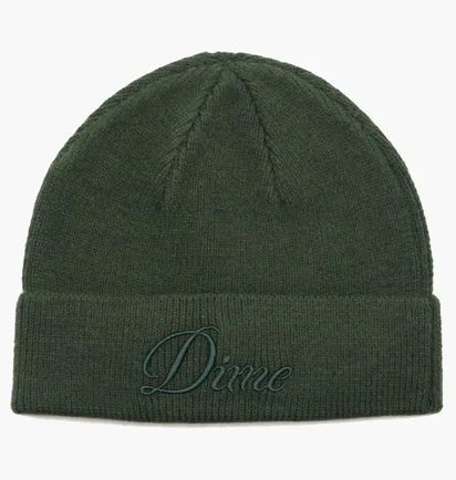 Шапка унисекс Dime Cursive Green DIMEHO2428FOR
