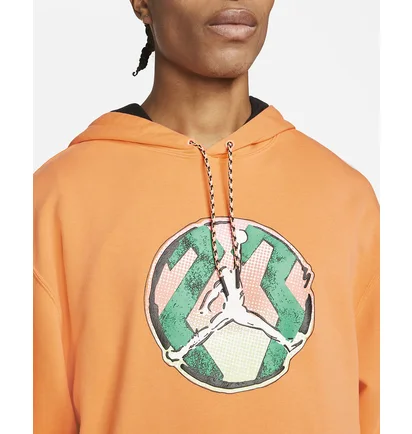 Худи мужское Air Jordan Sport DNA Hoodie Orange CZ4835-858