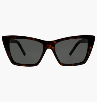 Солнцезащитные очки женские Saint Laurent Brown/Green SL-276-MICA-033-55