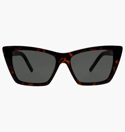 Солнцезащитные очки женские Saint Laurent Brown/Green SL-276-MICA-033-55