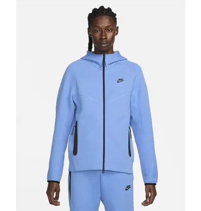 Толстовка мужская Nike Sportswear Tech Fleece Windrunner Full-Zip Hoodie Light Blue FB7921-450