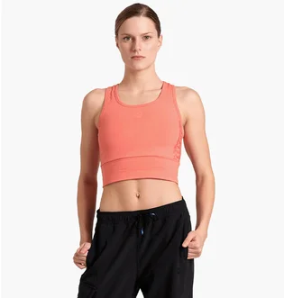 Топ женский Arena Team Stripe Top Orange 007386-900