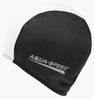 Шапочка для плавания Aqua speed Polyester Cap 5765 Black/White 091-57