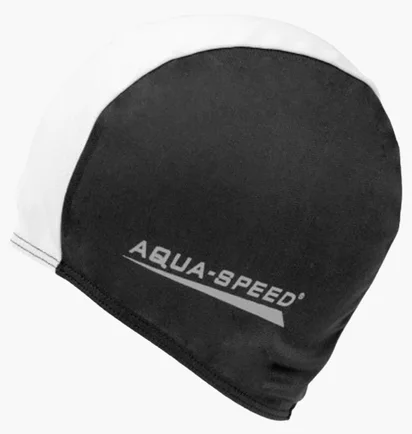 Шапочка для плавання Aqua speed Polyester Cap 5765 Black/White 091-57