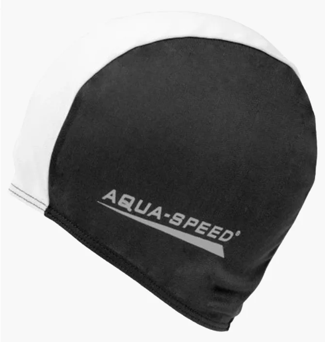 Шапочка для плавання Aqua speed Polyester Cap 5765 Black/White 091-57