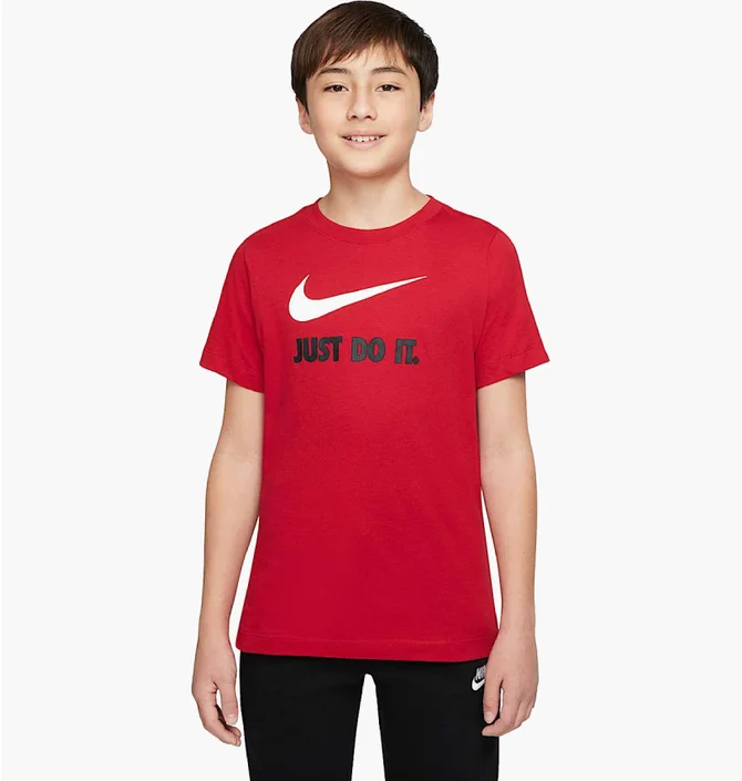 Футболка детская Nike Swoosh Red AR5249-687