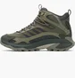 Ботинки мужские Merrell Moab Speed 2 Mid Gtx Olive J037979
