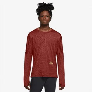 Лонгслив мужской Nike Dri-Fit Element Trail Half Zip Brown CZ9056-689
