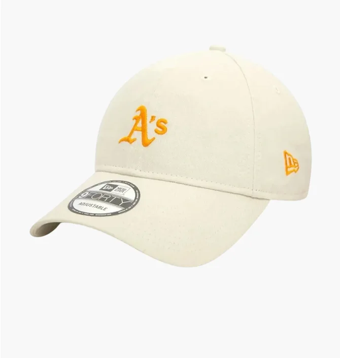 Кепка унісекс NEW ERA Washed 940 Athletics Beige 60565339