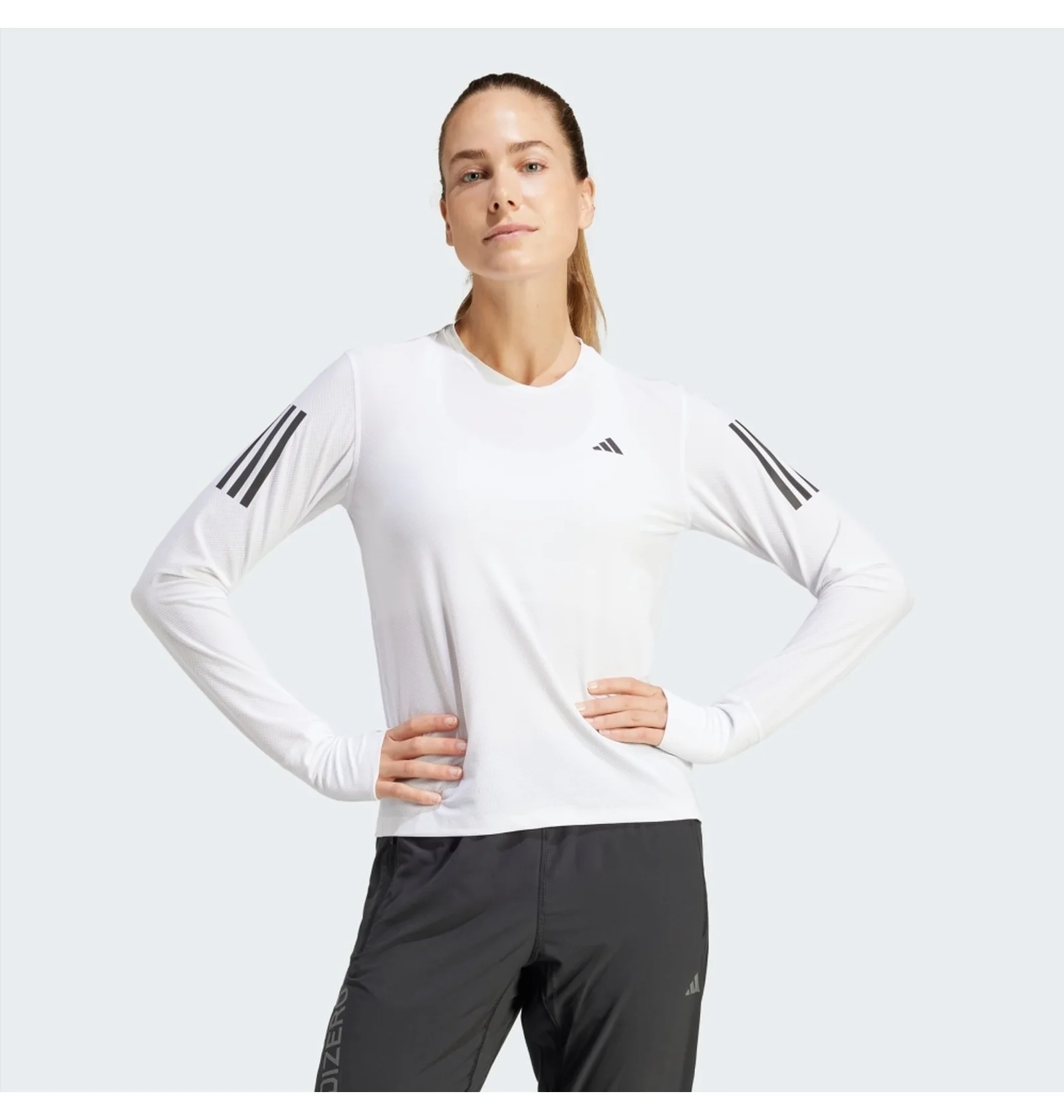 ᐉ Лонгслів жіночий Adidas Own The Run Long Sleeve Tee White