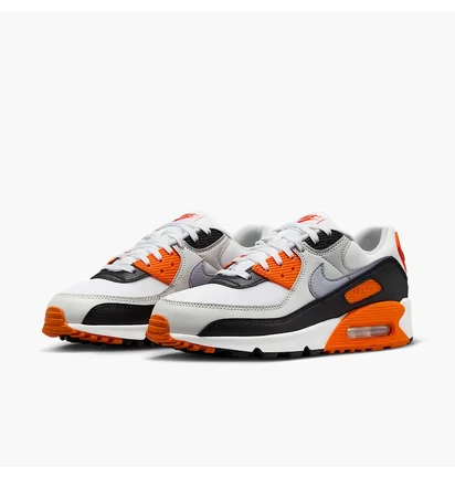Кроссовки женские Nike Air Max 90 White/Orange DH8010-108