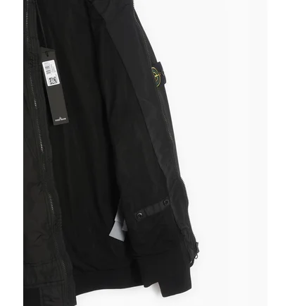 Вітровка чоловіча Stone Island Logo Patch Waterproof Windbreaker Black 781542822-V0029