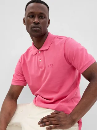Поло чоловіче Gap F-Logo Regular Fit Pink 586306-01