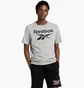 Футболка мужская Reebok Identity Big Stacked Logo T-Shirt Grey 100071173