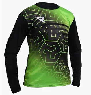 Лонгслив мужской Redline Gk Shirt Black/Green RLCL22