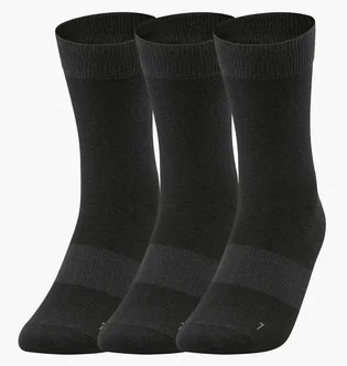 Носки унисекс Jako Basic Liesure Black (3 пары) 3937-08
