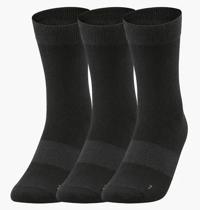 Носки унисекс Jako Basic Liesure Black (3 пары) 3937-08