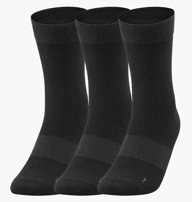 Носки унисекс Jako Basic Liesure Black (3 пары) 3937-08