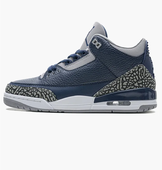 Кроссовки мужские Air Jordan 3 Retro Georgetown Blue Ct8532-401