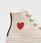 Кеди дитячі Converse X Comme Des Garçons Single Heart Chuck 70 White A08803C