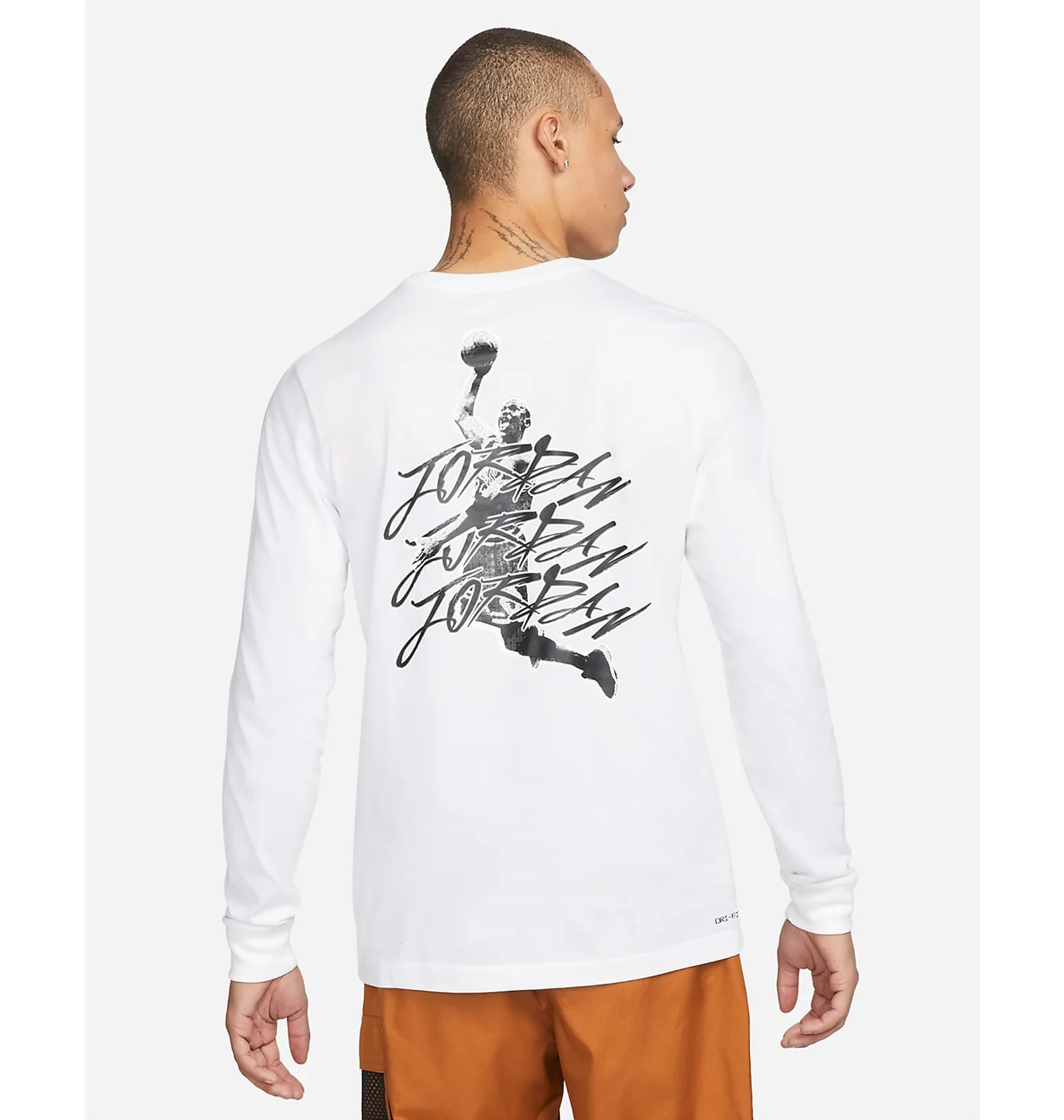 ᐉ Лонгслів чоловічий Air Jordan Mens Long-Sleeve T-Shirt White