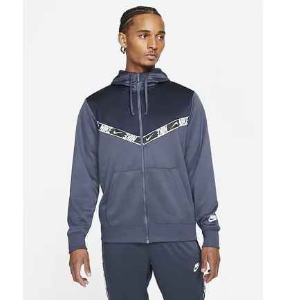 Толстовка чоловіча Nike Sportswear MenS Full-Zip Hoodie Blue DM4672-437