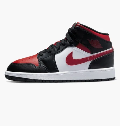 Кроссовки детские Nike Jordan 1 Mid Black 554725-079